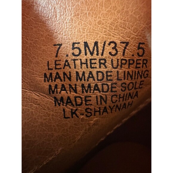 Lucky Brand Boots 7.5 Booties Shaynah Taupe Brown Suede Zip Block Heel Ankle - Picture 6 of 6